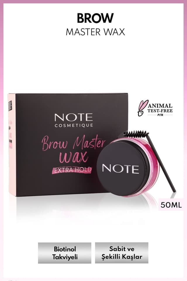 واکس ابرو Note Cosmetics Brow Master تثبیتکننده و حالتدهنده بیرنگ واکس ابرو Note Cosmetics Brow Master تثبیتکننده و حالتدهنده بیرنگ