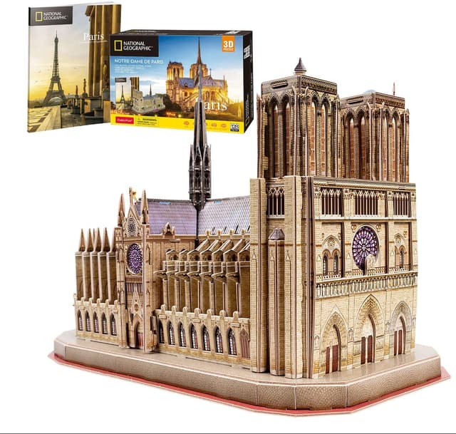 پازل سه بعدی کودکان و بزرگسالان Party town Notre Dame LED، 293 قطعه، مونتاژ آسان، 14+ سال پازل سه بعدی کودکان و بزرگسالان Party town Notre Dame LED، 293 قطعه، مونتاژ آسان، 14+ سال