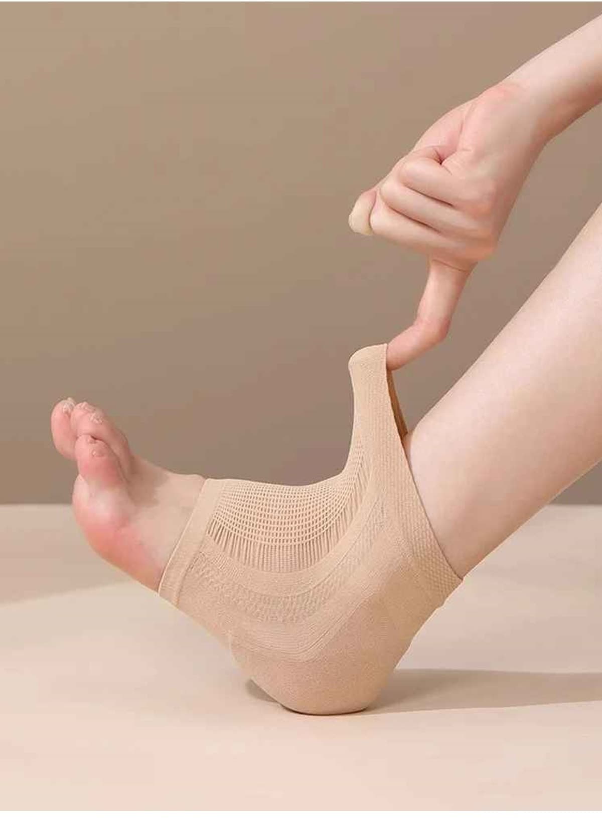 جوراب مرطوبکننده سیلیکونی AYGÖREN HOME برای ترک و پینه پاشنه جوراب مرطوبکننده سیلیکونی AYGÖREN HOME برای ترک و پینه پاشنه
