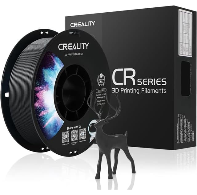 فیلامنت Creality مدل Cr-TPU مشکی 1.75mm 1000g فیلامنت Creality مدل Cr-TPU مشکی 1.75mm 1000g