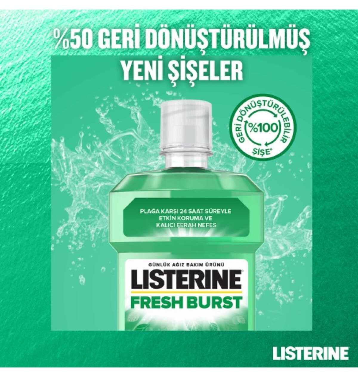 مایع دهانشویه Listerine Fresh Burst 250ml×2 مایع دهانشویه Listerine Fresh Burst 250ml×2