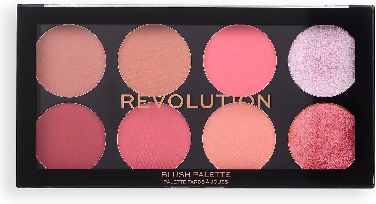 پالت رژگونه Revolution Beauty London مات و براق ۸ رنگه Ultra Sugar and Spice پالت رژگونه Revolution Beauty London مات و براق ۸ رنگه Ultra Sugar and Spice