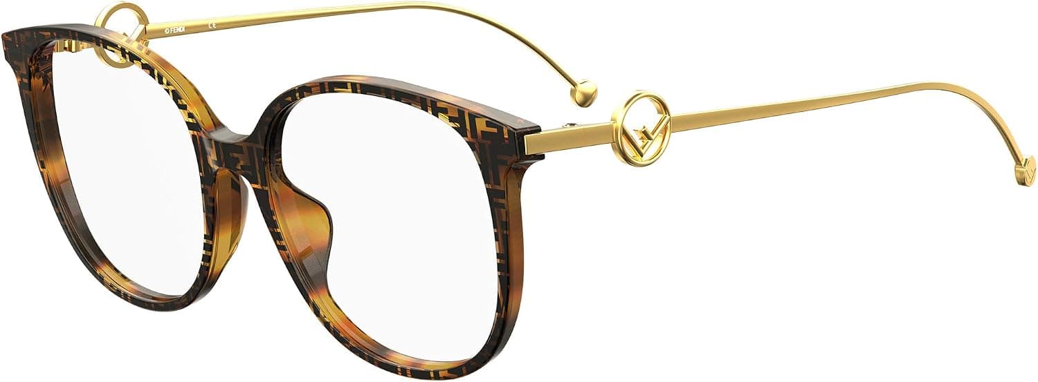 عینک Fendi مدل 0425/F 0086 هاوانای تیره با لنز دمو 00 عینک Fendi مدل 0425/F 0086 هاوانای تیره با لنز دمو 00