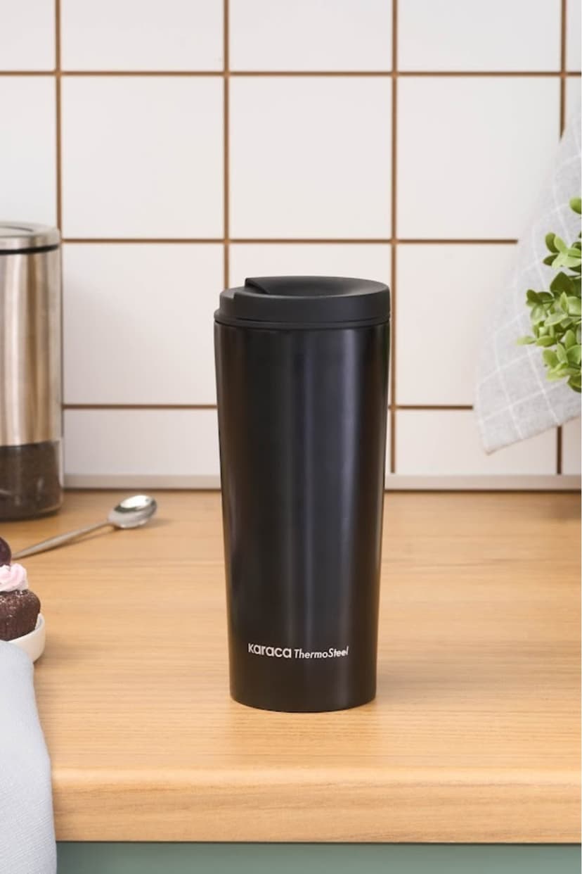 فلاسک Karaca استیل ضدنشت Sheeny مشکی 450 ml فلاسک Karaca استیل ضدنشت Sheeny مشکی 450 ml