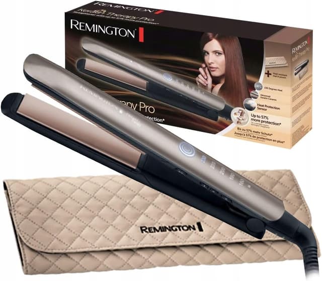 صافکننده مو Remington مدل S8590 Keratin Therapy Pro صفحه سرامیکی 230°C قهوهای TYC4E221151DED0600 صافکننده مو Remington مدل S8590 Keratin Therapy Pro صفحه سرامیکی 230°C قهوهای TYC4E221151DED0600