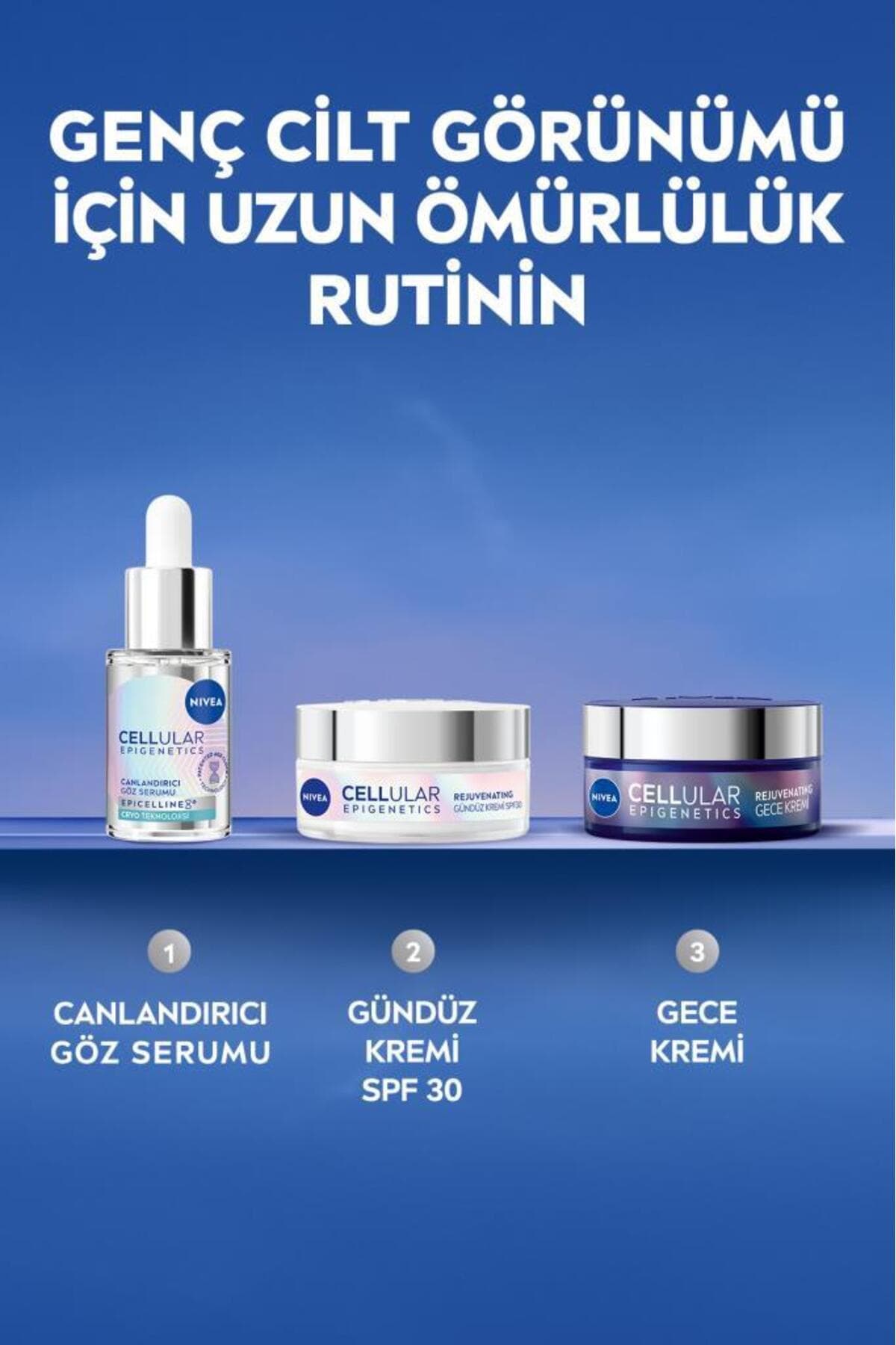سرم دور چشم NIVEA Epigenetics 15ml احیاکننده ضد پیری با اثر خنککننده سرم دور چشم NIVEA Epigenetics 15ml احیاکننده ضد پیری با اثر خنککننده
