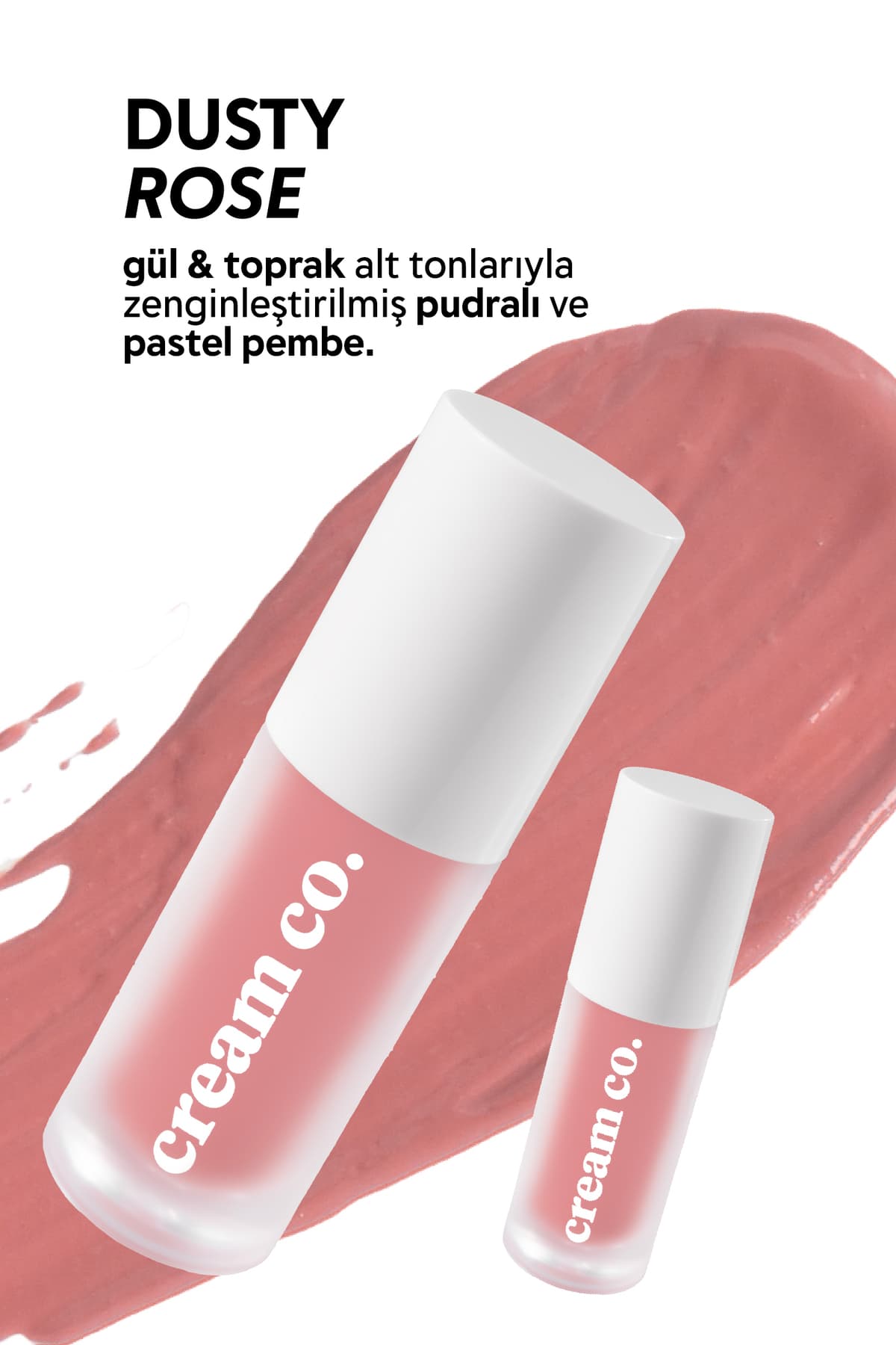 تینت گونه، لب و چشم Cream Co. Glow Tint مرطوبکننده رنگ رز غبارآلود با اسید هیالورونیک و پپتید تینت گونه، لب و چشم Cream Co. Glow Tint مرطوبکننده رنگ رز غبارآلود با اسید هیالورونیک و پپتید