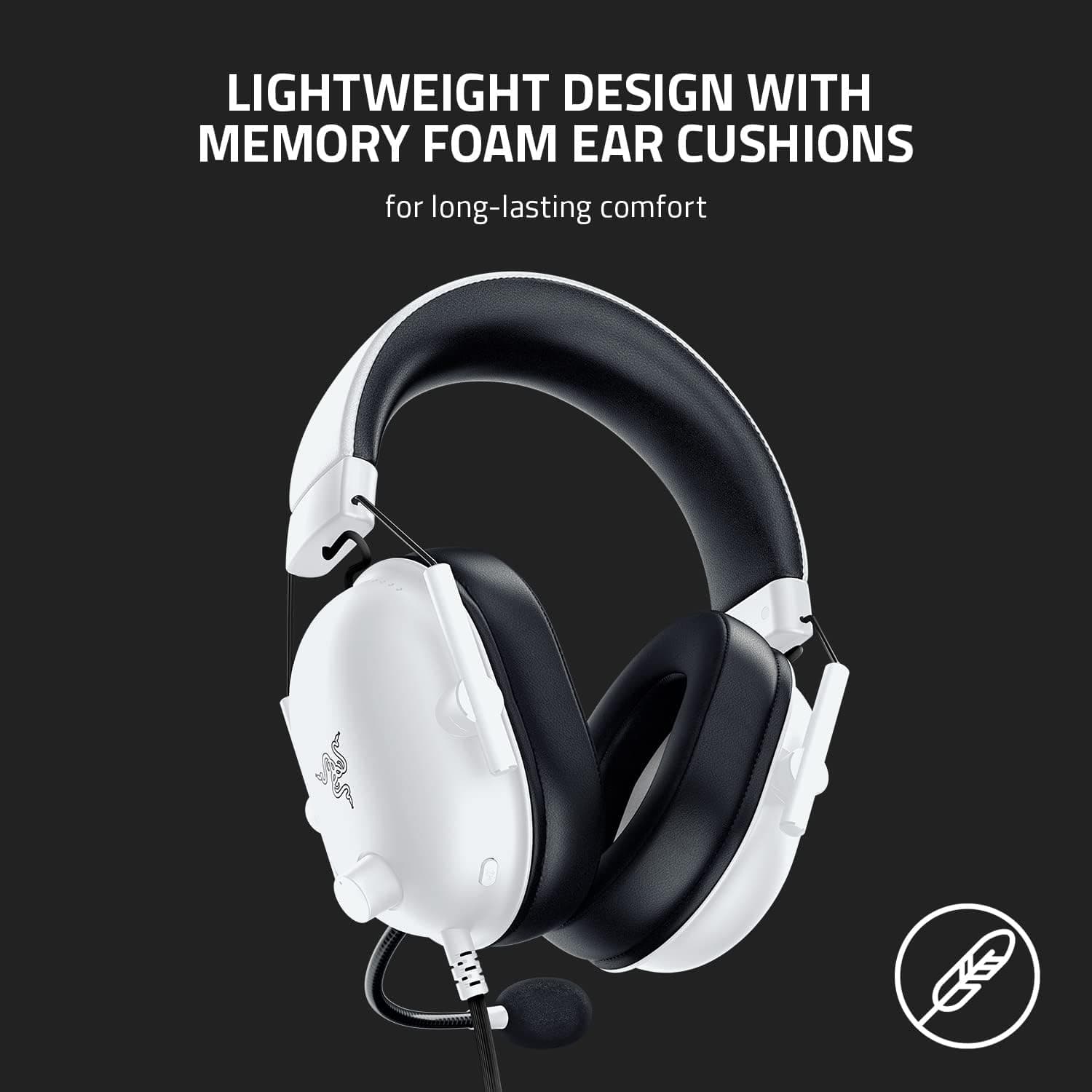 هدست گیمینگ Razer مدل BlackShark V2 X با صدای سوراند 7.1 سفید هدست گیمینگ Razer مدل BlackShark V2 X با صدای سوراند 7.1 سفید