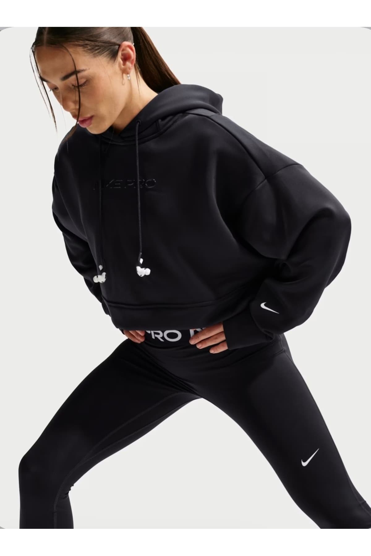 هودی زنانه Nike Pro Therma-FIT فلیس مدل coolmove هودی زنانه Nike Pro Therma-FIT فلیس مدل coolmove