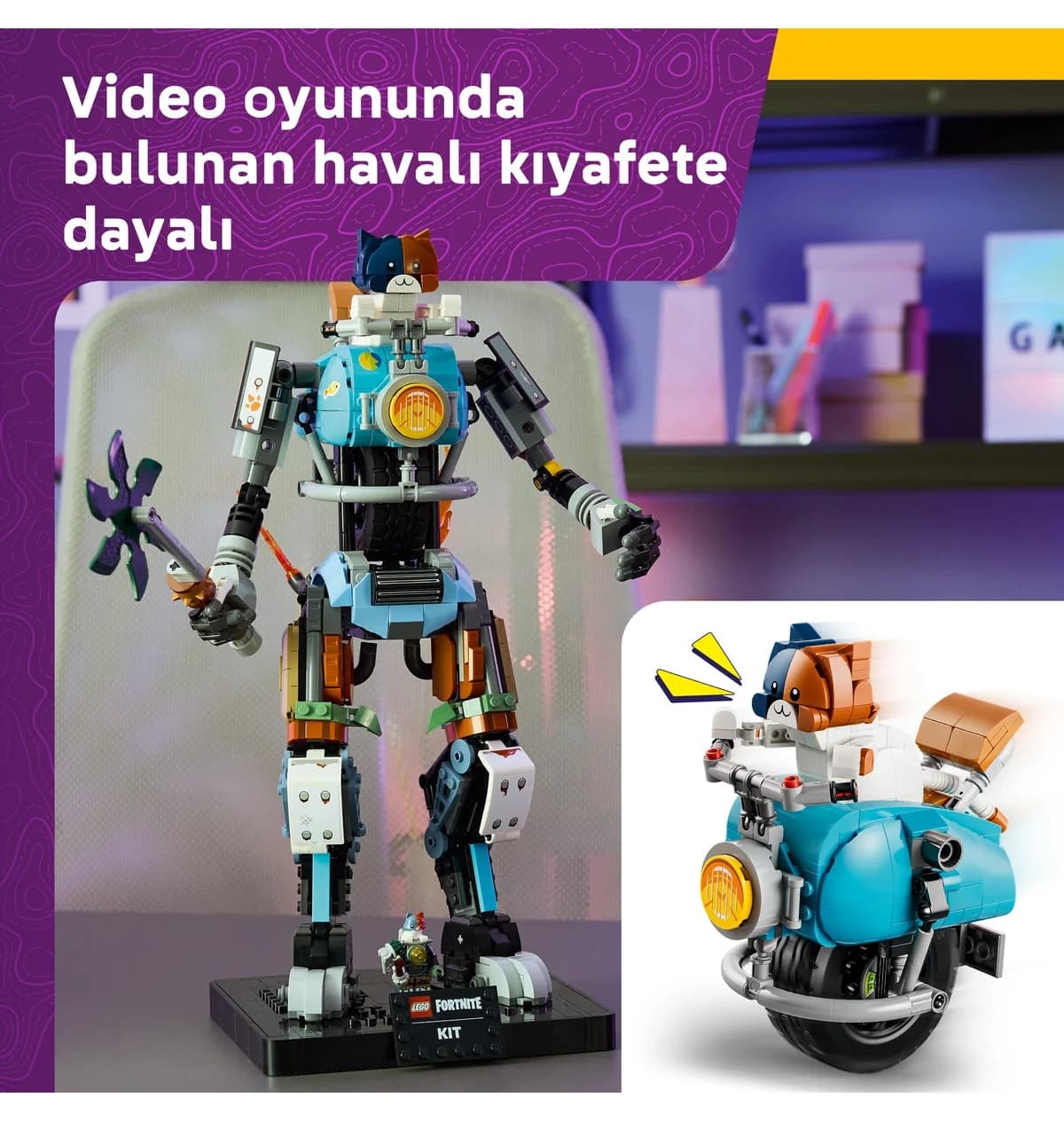 لگو Fortnite با 1230 قطعه مدل 77081 PİSİKOPAT لگو Fortnite با 1230 قطعه مدل 77081 PİSİKOPAT