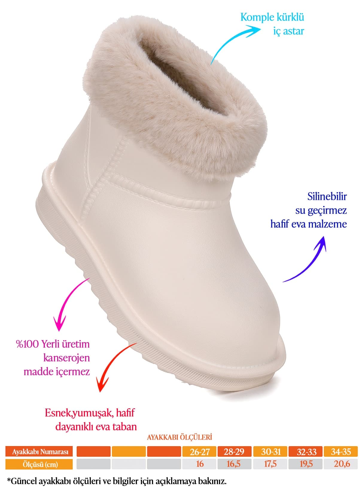 چکمه دخترانه Kiko Kids Geta ضد آب آستر خز EVA باران برف چکمه دخترانه Kiko Kids Geta ضد آب آستر خز EVA باران برف