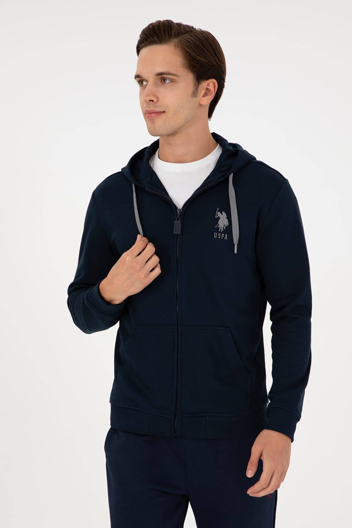 کاردیگان مردانه U.S. Polo Assn. بافت سرمهای مدل 50289028-VR033 کاردیگان مردانه U.S. Polo Assn. بافت سرمهای مدل 50289028-VR033