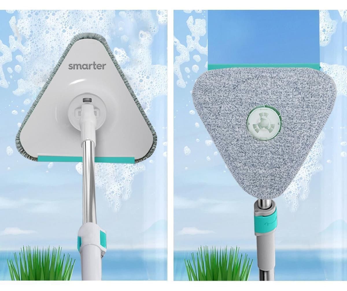 ست نظافت SMARTER مدل Aqua Master با جداکننده آب تمیز/کثیف، موپ و شیشهپاککن ست نظافت SMARTER مدل Aqua Master با جداکننده آب تمیز/کثیف، موپ و شیشهپاککن
