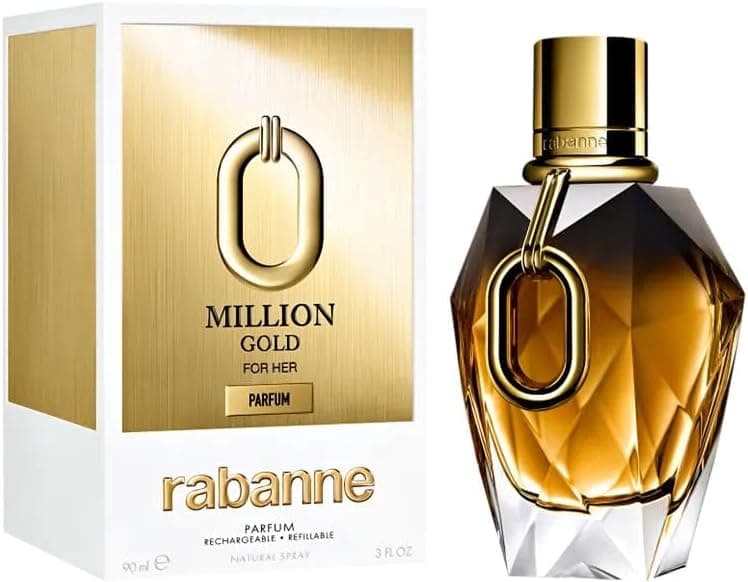 ادوپرفیوم زنانه Rabanne Million Gold For Her حجم 90 ml ادوپرفیوم زنانه Rabanne Million Gold For Her حجم 90 ml