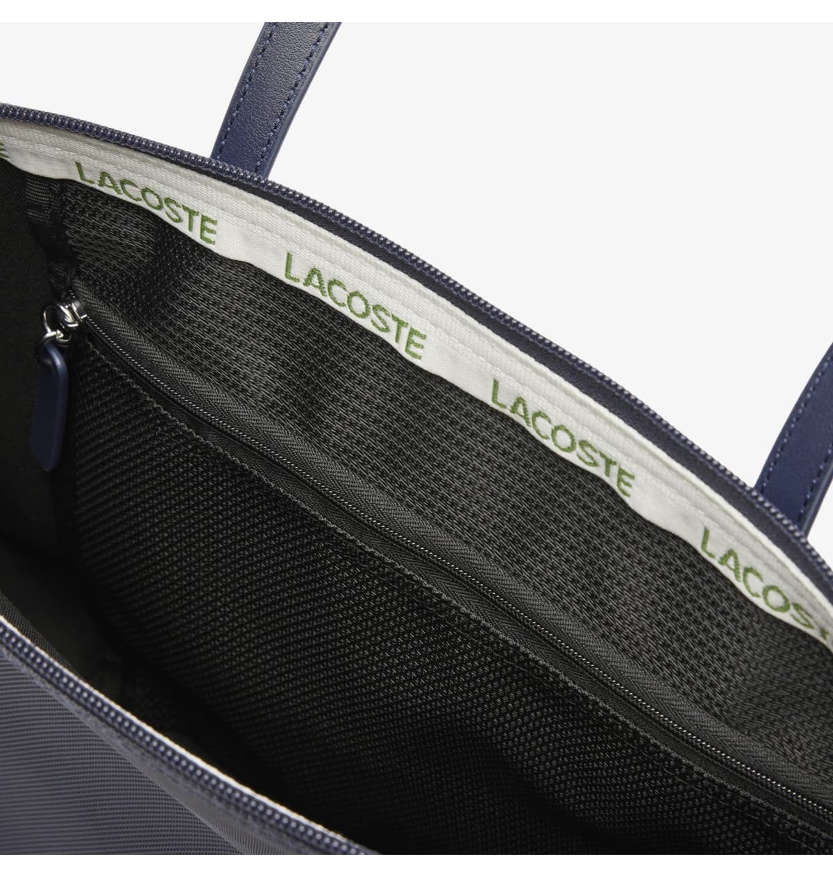 کیف دوشی کوچک زنانه Lacoste سرمهای مدل L.12.12 کیف دوشی کوچک زنانه Lacoste سرمهای مدل L.12.12