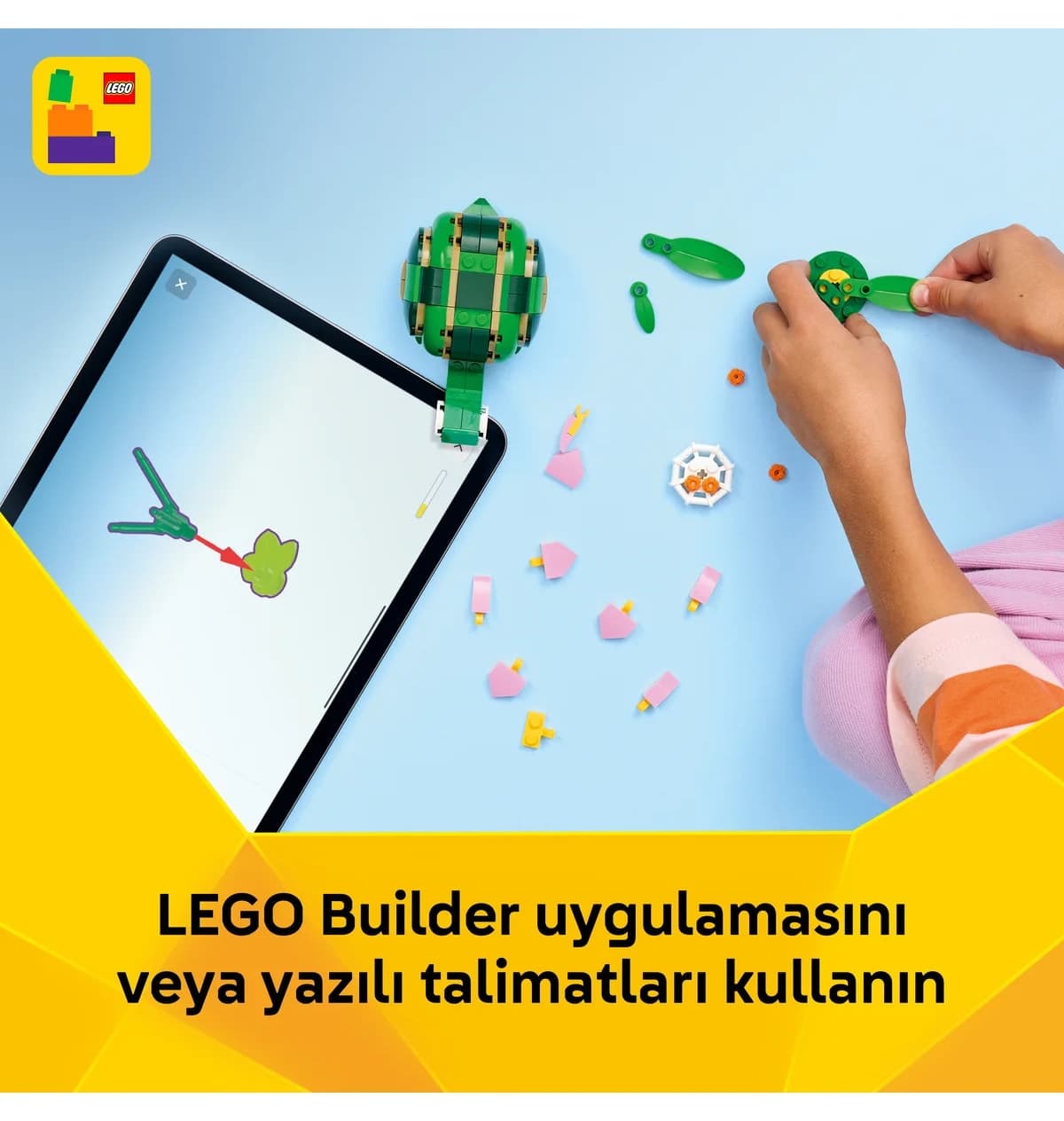 لگو Creator 3’ü 1 Arada مدل 31377، لاکپشت و گل نیلوفر، مناسب 7+ لگو Creator 3’ü 1 Arada مدل 31377، لاکپشت و گل نیلوفر، مناسب 7+