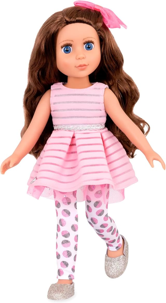 عروسک مد دخترانه Glitter Girls قابلحرکت با لباس صورتی مدل Bluebell عروسک مد دخترانه Glitter Girls قابلحرکت با لباس صورتی مدل Bluebell