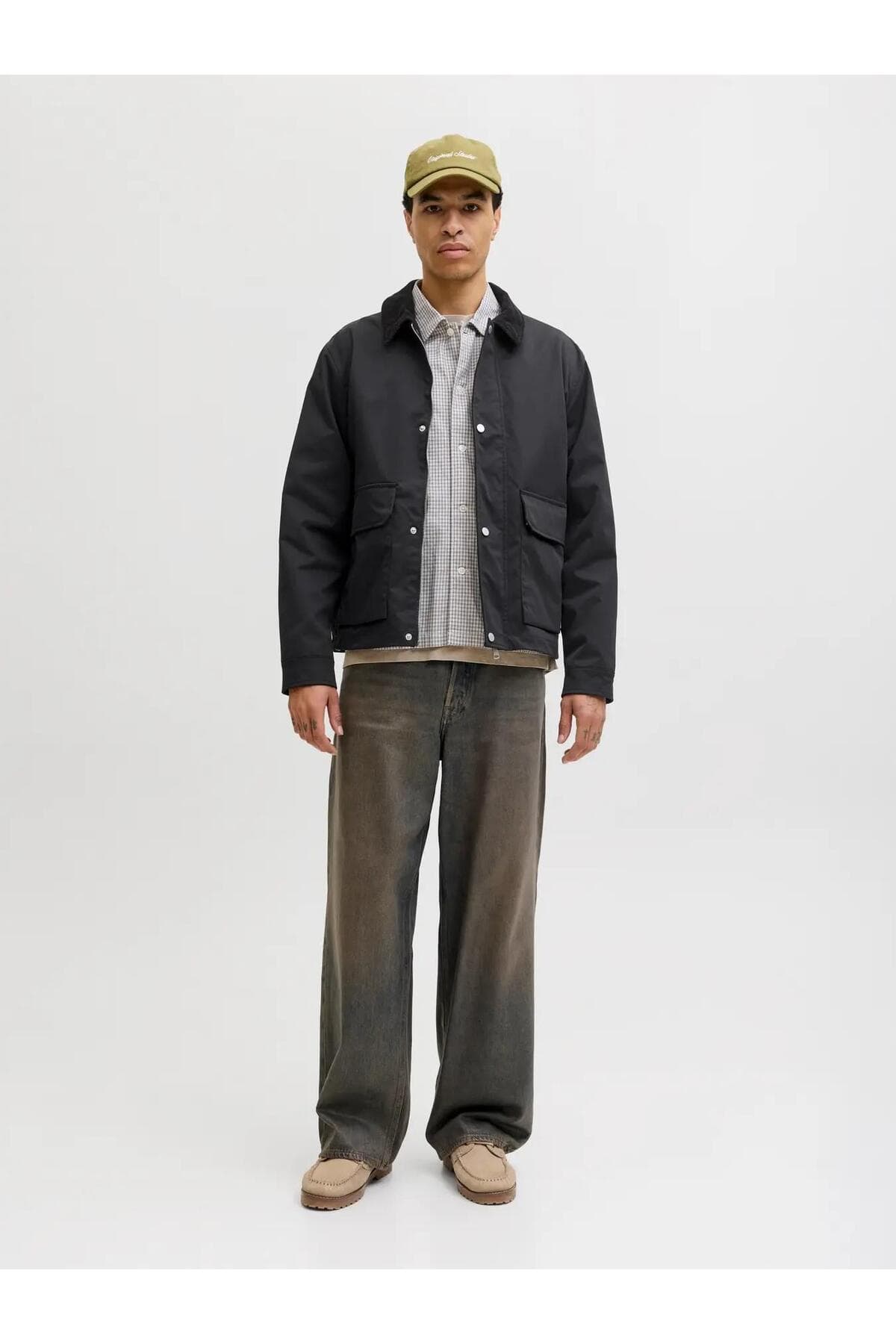 ژاکت مردانه Jack & Jones مشکی Barn مدل Jorcatskills 12291660-Black ژاکت مردانه Jack & Jones مشکی Barn مدل Jorcatskills 12291660-Black