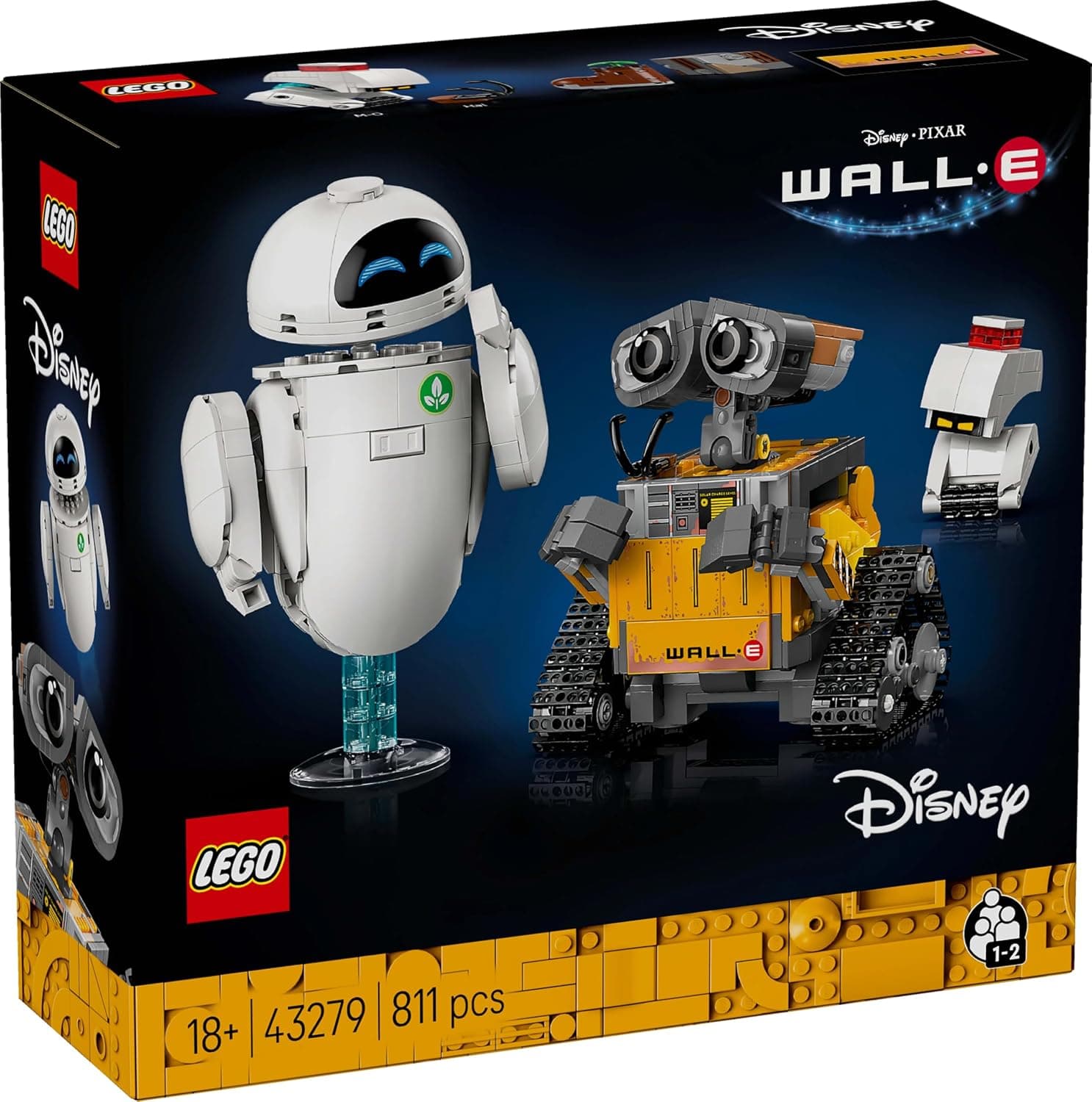 لگو Disney & Pixar مدل WALL-E و EVE 43279 لگو Disney & Pixar مدل WALL-E و EVE 43279