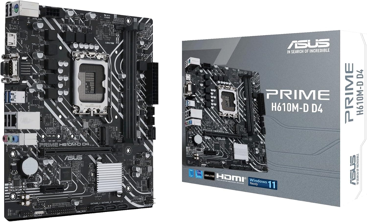 مادربورد ASUS سوکت Intel LGA1700 فرم فاکتور mATX مدل PRIME H610M-D مادربورد ASUS سوکت Intel LGA1700 فرم فاکتور mATX مدل PRIME H610M-D