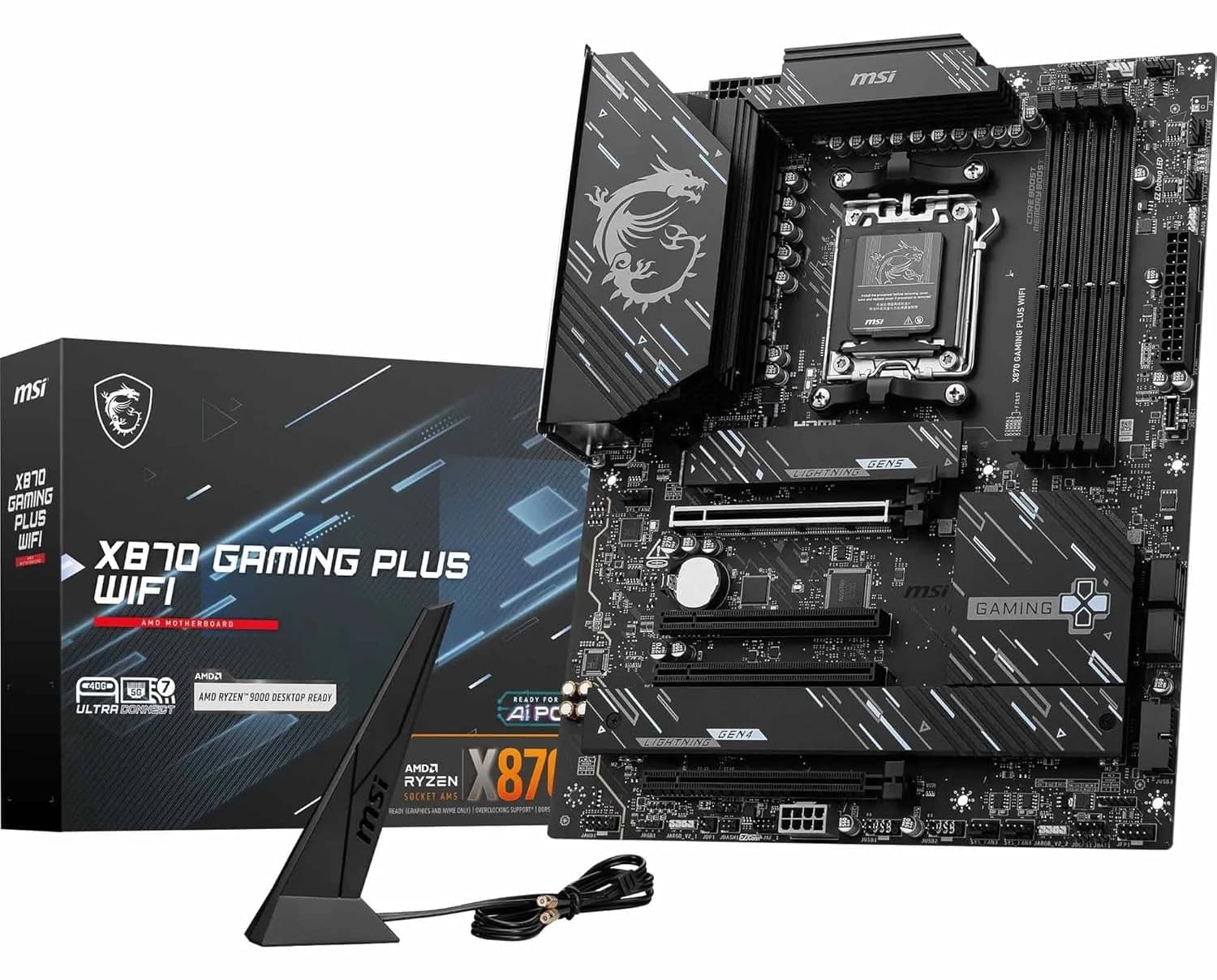 مادربرد MSI ATX برای پردازندههای AMD Ryzen مدل X870 Gaming Plus WiFi مادربرد MSI ATX برای پردازندههای AMD Ryzen مدل X870 Gaming Plus WiFi