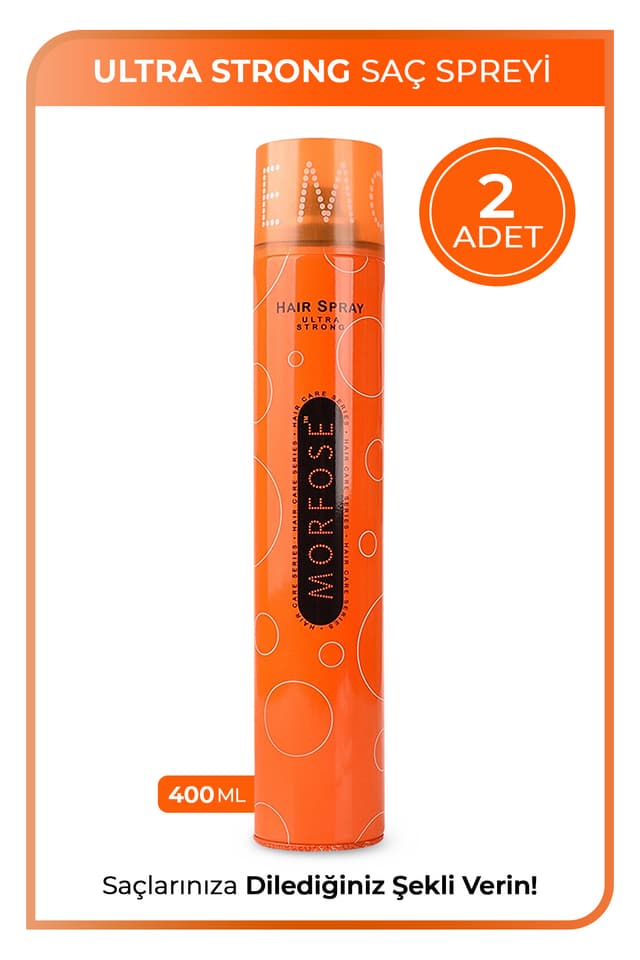اسپری مو Morfose با تثبیت فوققوی 400 ml 2 عدد اسپری مو Morfose با تثبیت فوققوی 400 ml 2 عدد