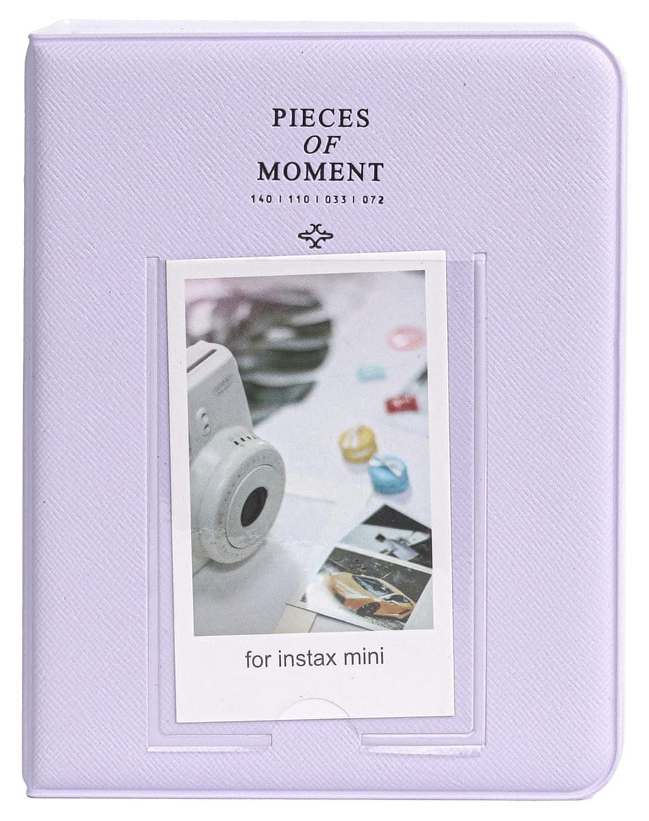 آلبوم Fujifilm مناسب فیلم Instax Mini 64 عددی یاسی PVC آلبوم Fujifilm مناسب فیلم Instax Mini 64 عددی یاسی PVC