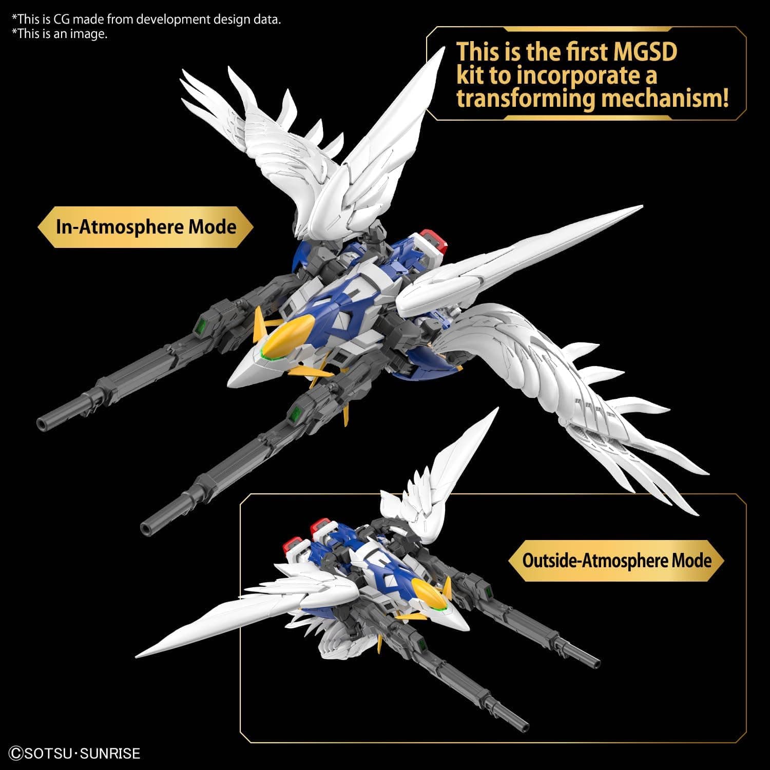 ماکت پلاستیکی رنگبندیشده BANDAI SPIRITS MGSD مدل Wing Gundam Zero EW ماکت پلاستیکی رنگبندیشده BANDAI SPIRITS MGSD مدل Wing Gundam Zero EW