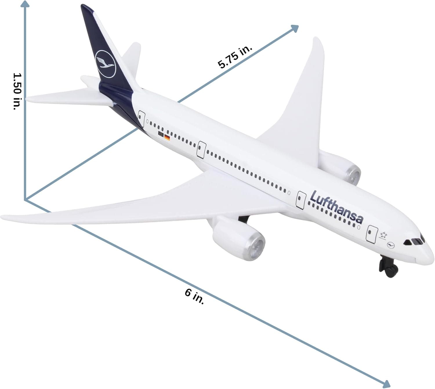 هواپیما اسباببازی Daron Planes Lufthansa 787 تکی مدل RT4136 هواپیما اسباببازی Daron Planes Lufthansa 787 تکی مدل RT4136