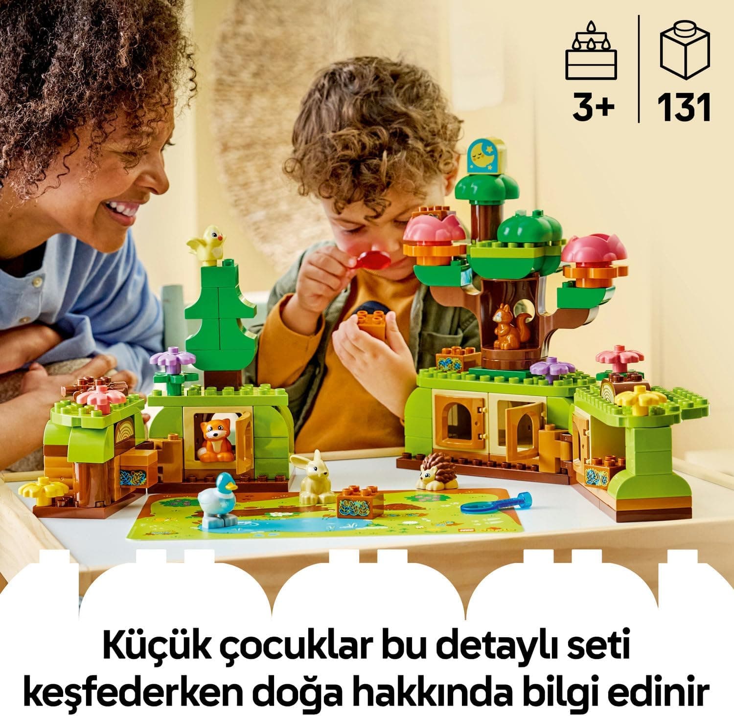 لگو ست مدل DUPLO سری Vahşi Hayvanlarla Keşif Ormanı 10480 لگو ست مدل DUPLO سری Vahşi Hayvanlarla Keşif Ormanı 10480
