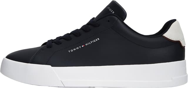 اسنیکر مردانه Tommy Hilfiger چرمی زیره تخت پاشنه با گذار رنگی اکرو اسنیکر مردانه Tommy Hilfiger چرمی زیره تخت پاشنه با گذار رنگی اکرو