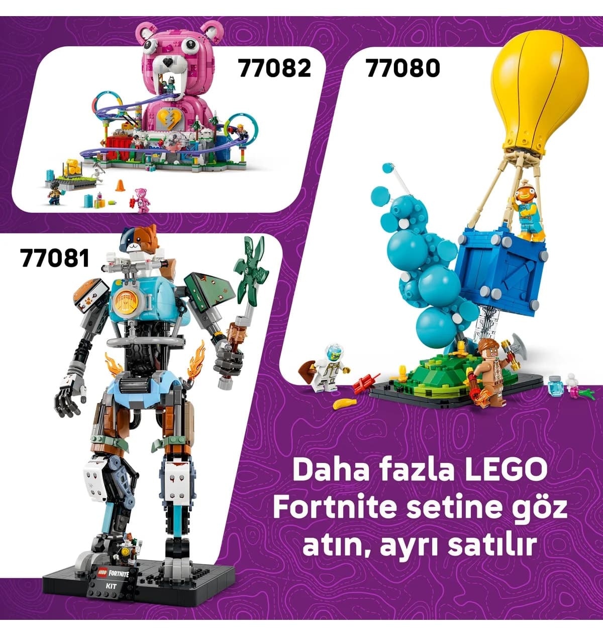 لگو Fortnite سر گوجهفرنگی مدل 77079 210 قطعه لگو Fortnite سر گوجهفرنگی مدل 77079 210 قطعه