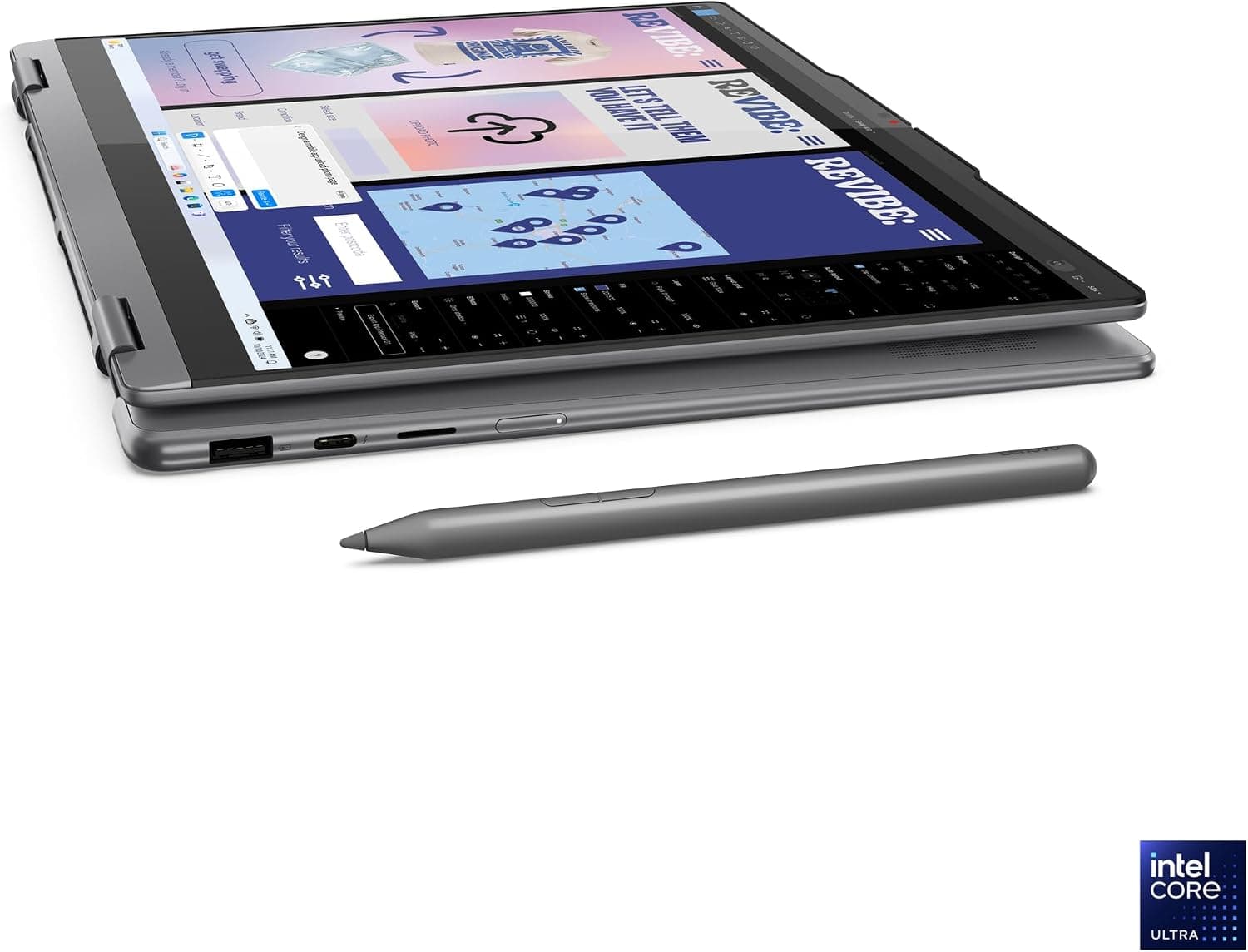 لپتاپ Lenovo Yoga 7 خاکستری 14 اینچی OLED رم 16GB حافظه 512GB مدل 83JQ00B0AX لپتاپ Lenovo Yoga 7 خاکستری 14 اینچی OLED رم 16GB حافظه 512GB مدل 83JQ00B0AX