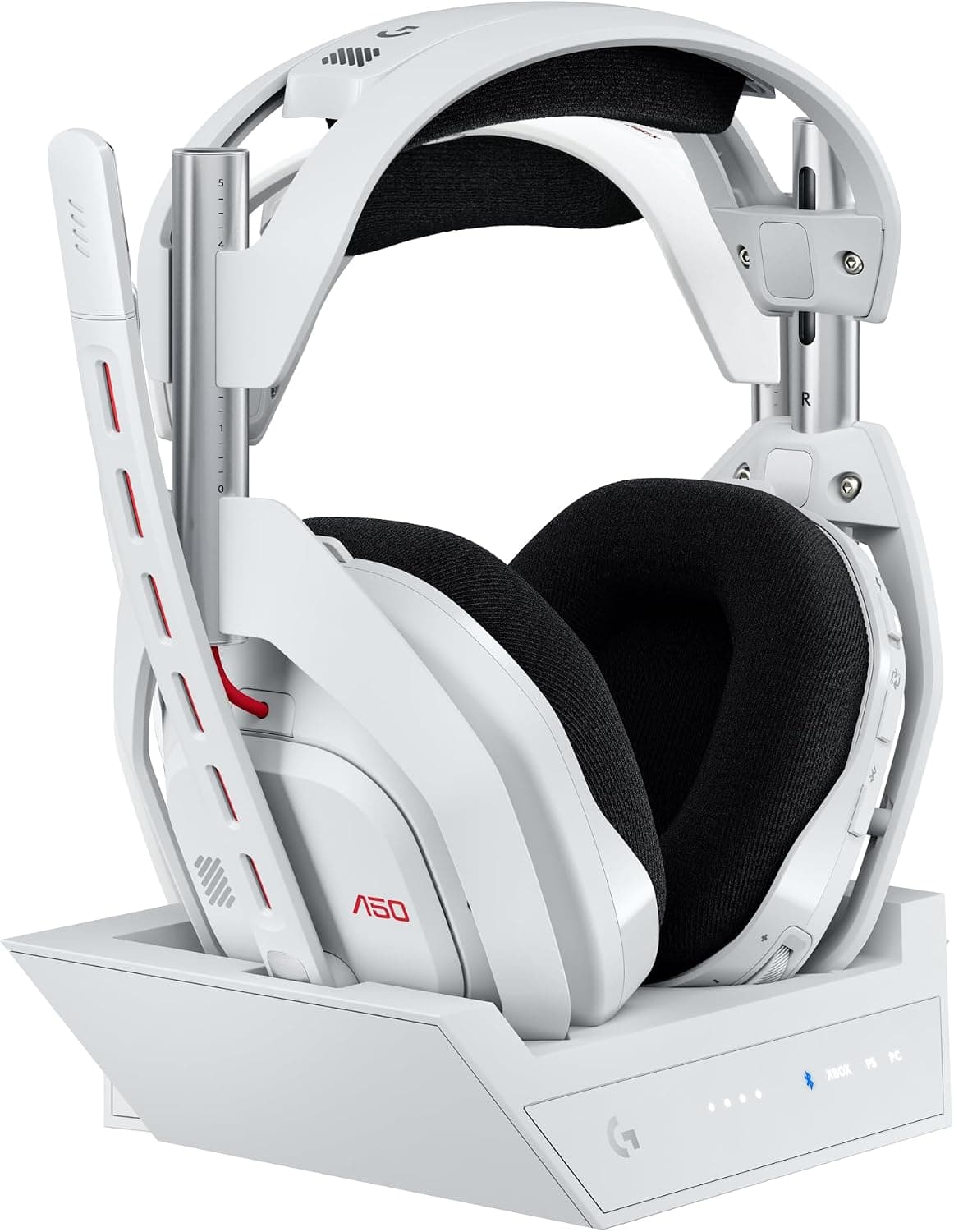 هدست گیمینگ بیسیم سفید Logitech G مدل ASTRO A50 X LIGHTSPEED هدست گیمینگ بیسیم سفید Logitech G مدل ASTRO A50 X LIGHTSPEED