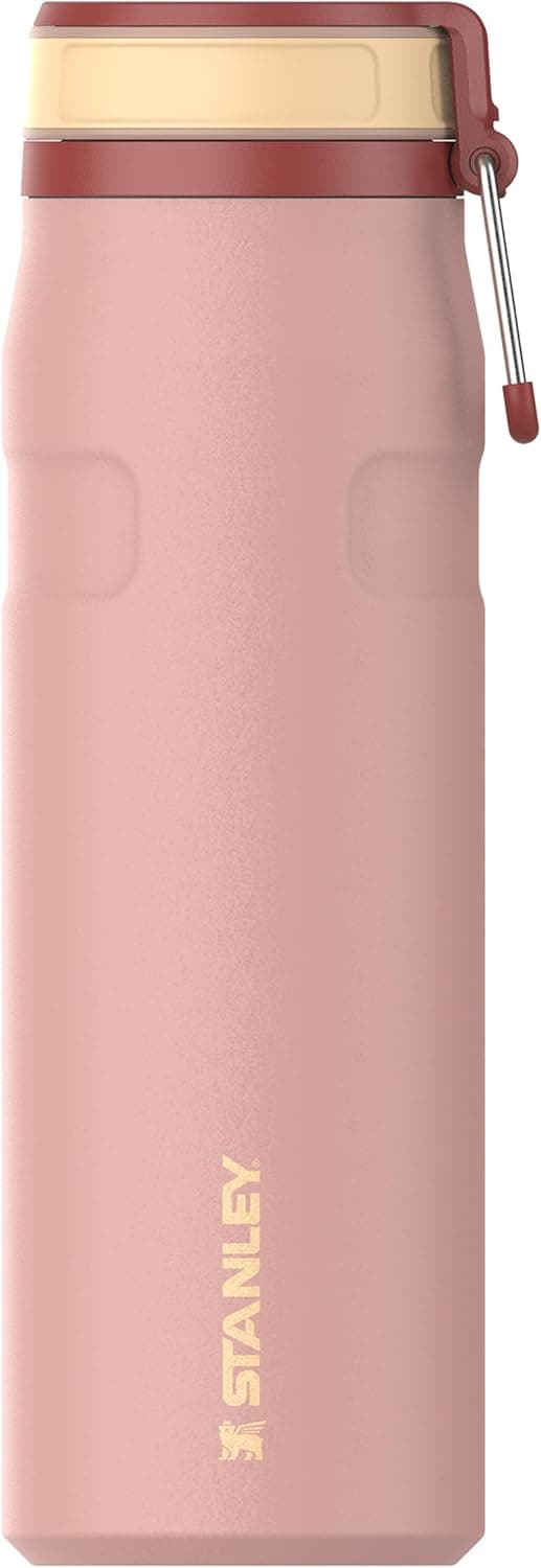 بطری آب عایقدار Stanley مدل The IceFlow Twist & Flip، استیل ضدزنگ، Peach Rose، 0.7 Litre بطری آب عایقدار Stanley مدل The IceFlow Twist & Flip، استیل ضدزنگ، Peach Rose، 0.7 Litre