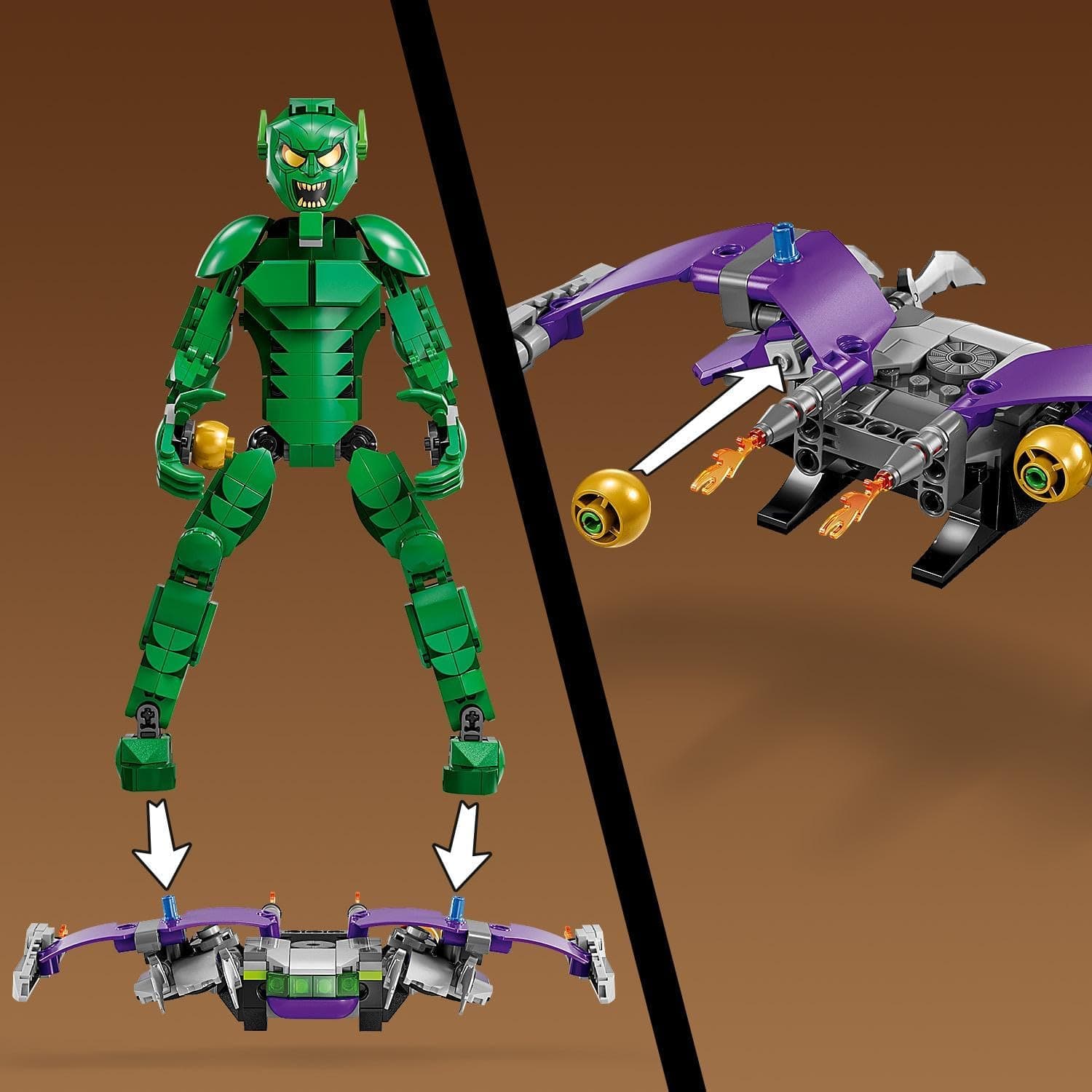 لگو Marvel Green Goblin مدل 76284 با 471 قطعه لگو Marvel Green Goblin مدل 76284 با 471 قطعه