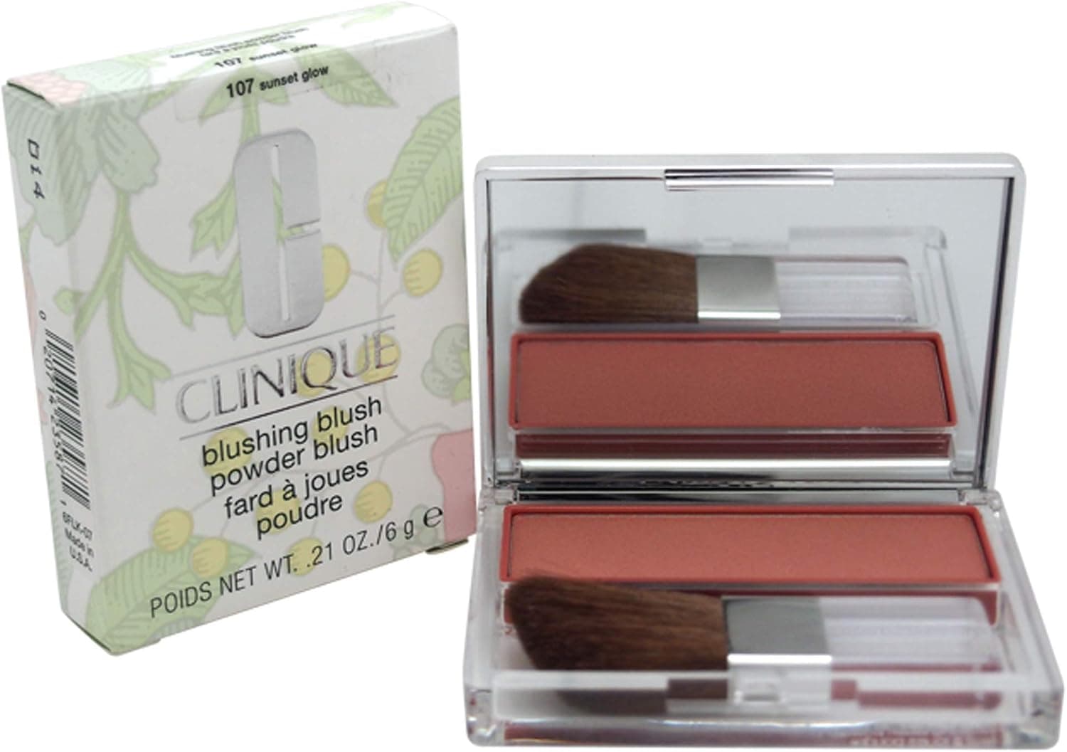 پودر رژگونه Clinique Blushing Blush Powder Blush مدل No 107 6g پودر رژگونه Clinique Blushing Blush Powder Blush مدل No 107 6g