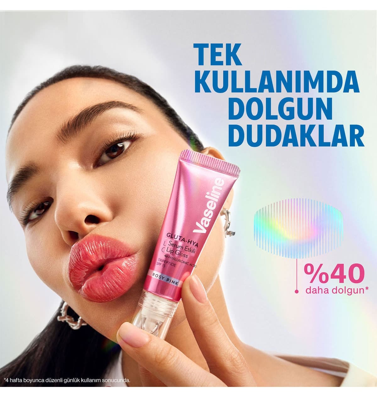 لیپ گلاس Vaseline Gluta Hya با سرم صورتی گلی 10 ml لیپ گلاس Vaseline Gluta Hya با سرم صورتی گلی 10 ml