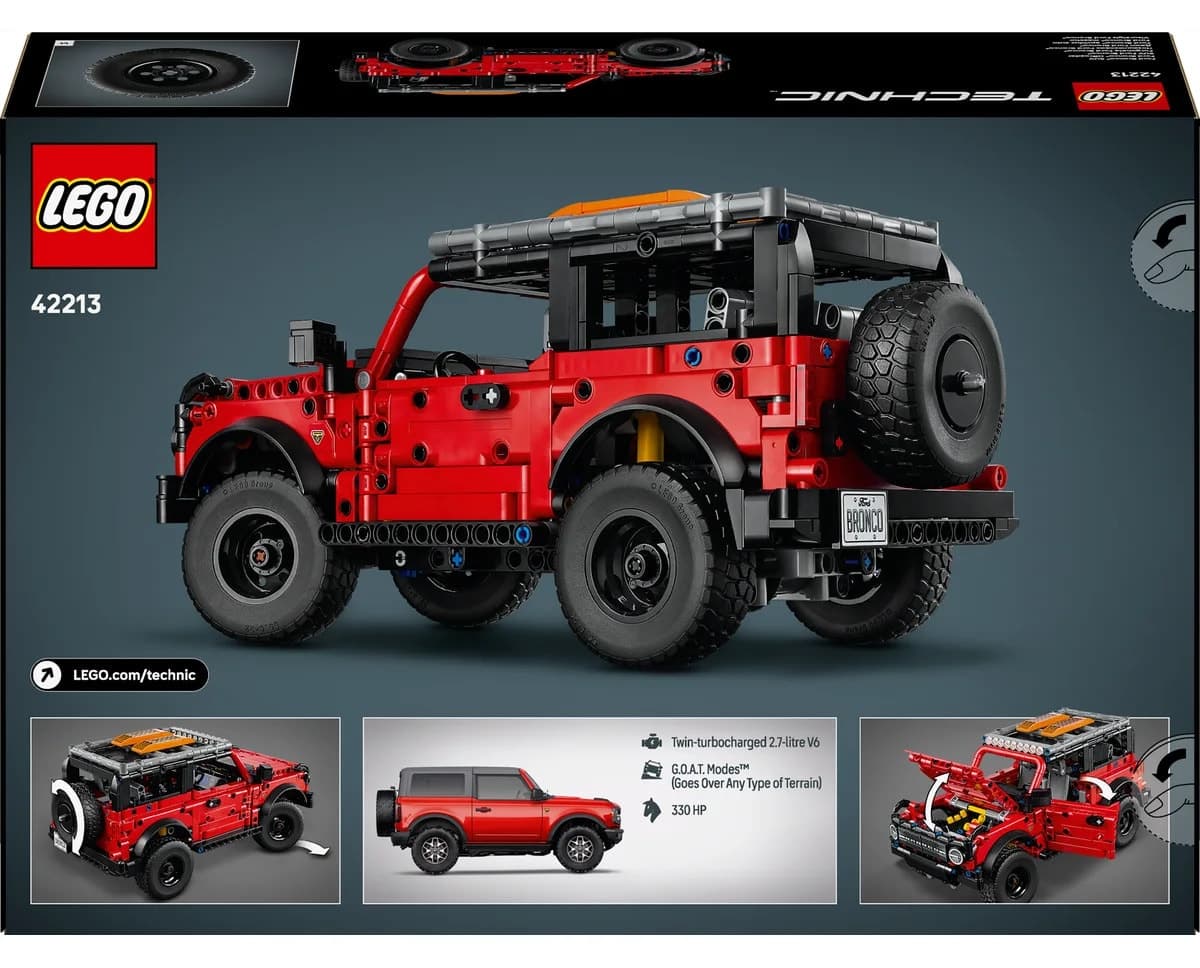 لگو Technic مدل Ford Bronco SUV 42213 با 943 قطعه لگو Technic مدل Ford Bronco SUV 42213 با 943 قطعه