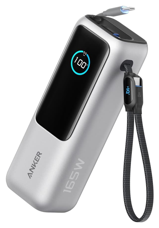 پاوربانک Anker Zolo با ظرفیت 25.000 mAh و توان 165W مشکی مدل A1695 پاوربانک Anker Zolo با ظرفیت 25.000 mAh و توان 165W مشکی مدل A1695