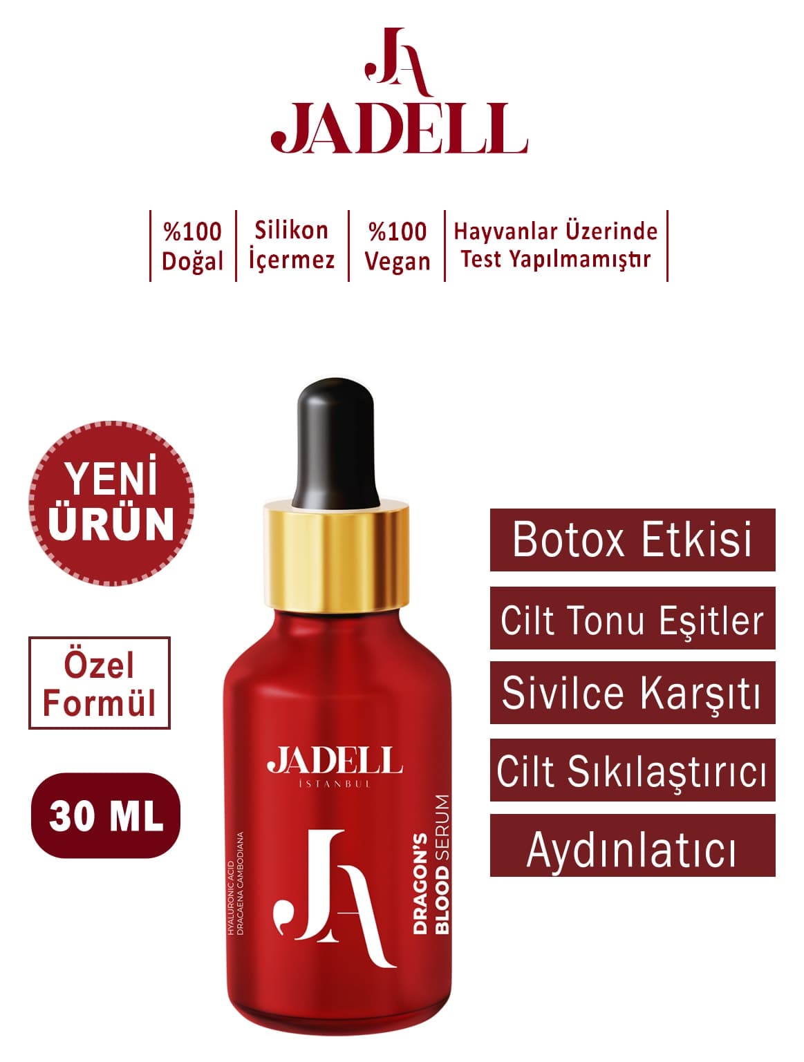 سرم صورت JADELL با اثر بوتاکس Dragon's حجم 30 ml سرم صورت JADELL با اثر بوتاکس Dragon's حجم 30 ml