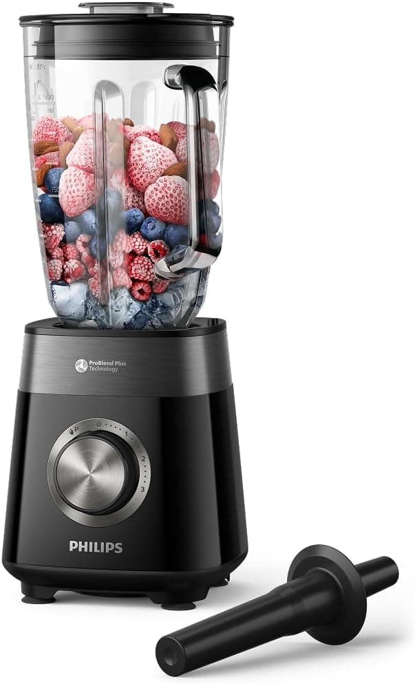 بلندر Philips سری 5000 1200W ProBlend Plus ظرف شیشهای 2 Lt مدل HR3030/00 بلندر Philips سری 5000 1200W ProBlend Plus ظرف شیشهای 2 Lt مدل HR3030/00