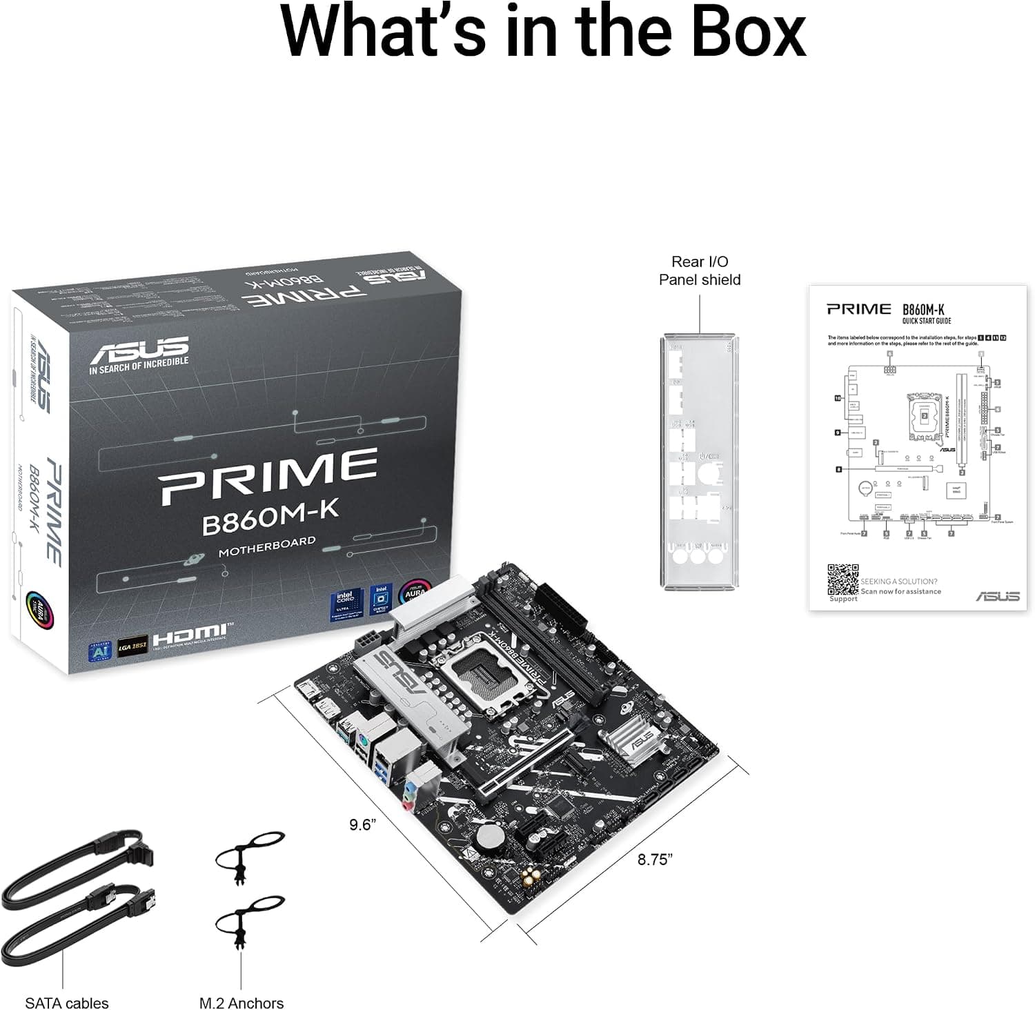 مادربرد ASUS مدل PRIME B860M-K سوکت Intel LGA1851 mATX مادربرد ASUS مدل PRIME B860M-K سوکت Intel LGA1851 mATX