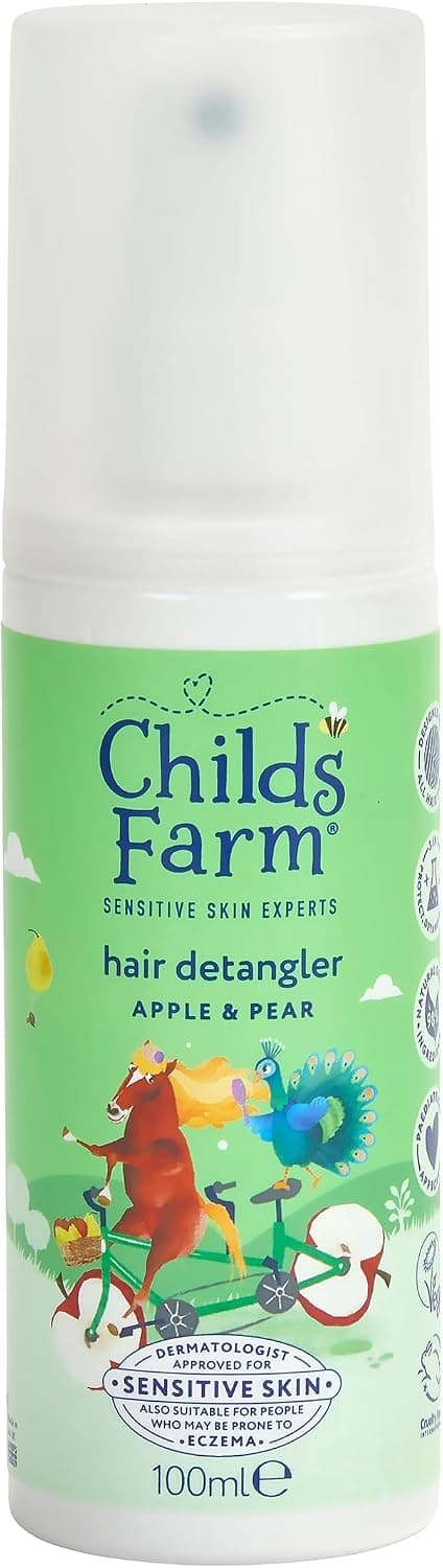اسپری موی کودک Childs Farm با عصاره سیب و گلابی برای شانهکردن آسان 100ml اسپری موی کودک Childs Farm با عصاره سیب و گلابی برای شانهکردن آسان 100ml