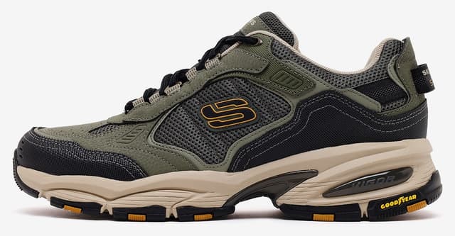 کفش مردانه Skechers VIGOR 3.0 خاکی اوتدور مدل 237145 OLBK کفش مردانه Skechers VIGOR 3.0 خاکی اوتدور مدل 237145 OLBK