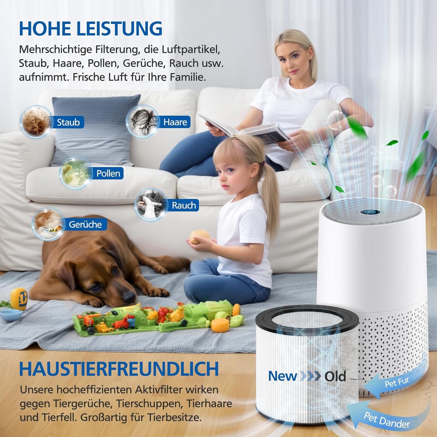 فیلتر تعویضی Caehomly سازگار با تصفیهکننده هوای Philips مدل FY0611/30 بسته ۲ عددی فیلتر تعویضی Caehomly سازگار با تصفیهکننده هوای Philips مدل FY0611/30 بسته ۲ عددی
