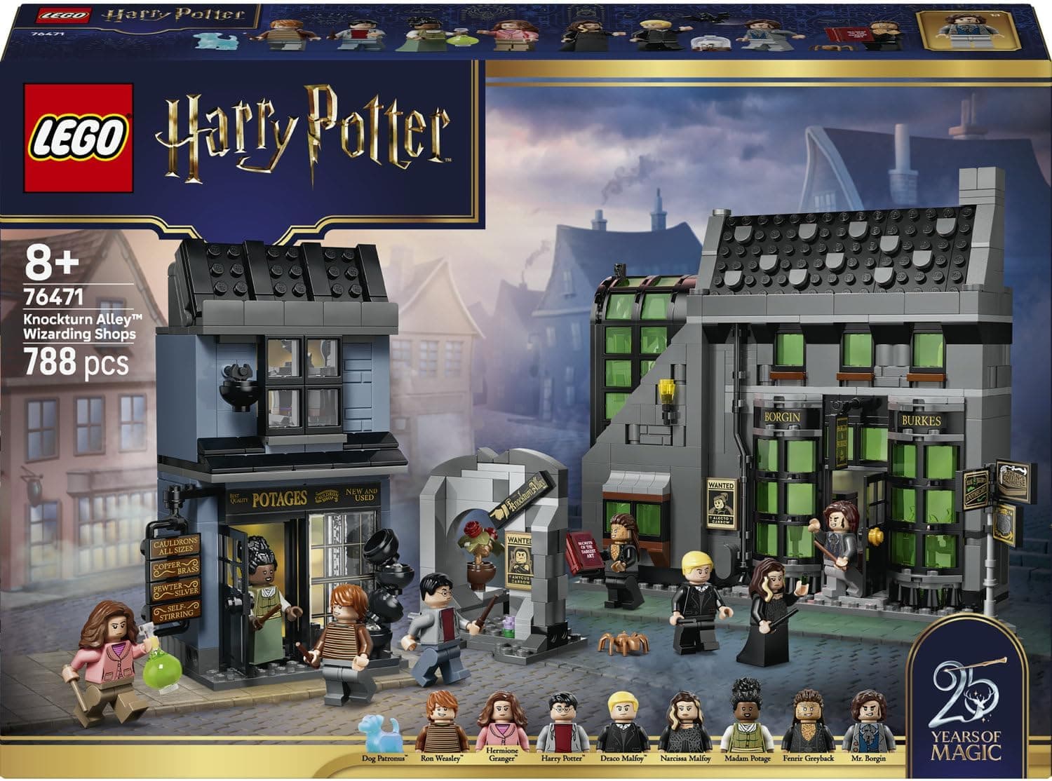 لگو سری Harry Potter فروشگاههای جادوگری Knockturn Alley مدل 76471 لگو سری Harry Potter فروشگاههای جادوگری Knockturn Alley مدل 76471