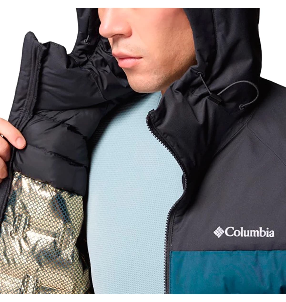 مونت مردانه Columbia Grand Trek III پردار با کلاه آبی مدل WM7857-429 مونت مردانه Columbia Grand Trek III پردار با کلاه آبی مدل WM7857-429