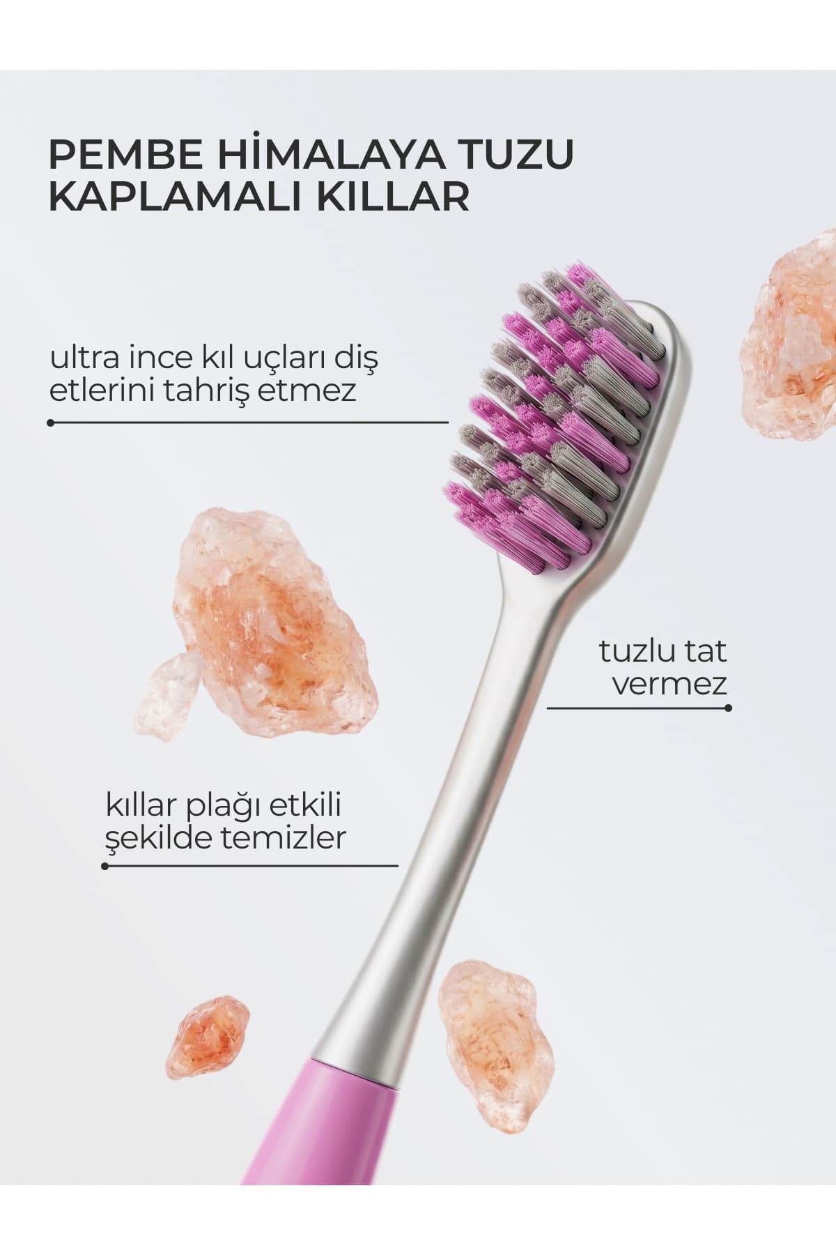 مسواک نرم Biomed با نمک صورتی و پوشش نمک هیمالیا مسواک نرم Biomed با نمک صورتی و پوشش نمک هیمالیا