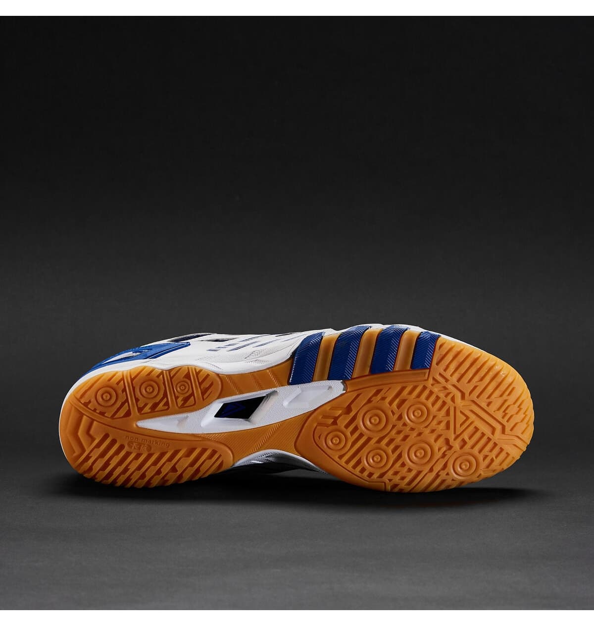 کفش تنیس روی میز زنانه Decathlon Pongori آبی/سفید مدل TTS 560 کفش تنیس روی میز زنانه Decathlon Pongori آبی/سفید مدل TTS 560